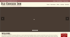 Desktop Screenshot of oldcrockerinn.com